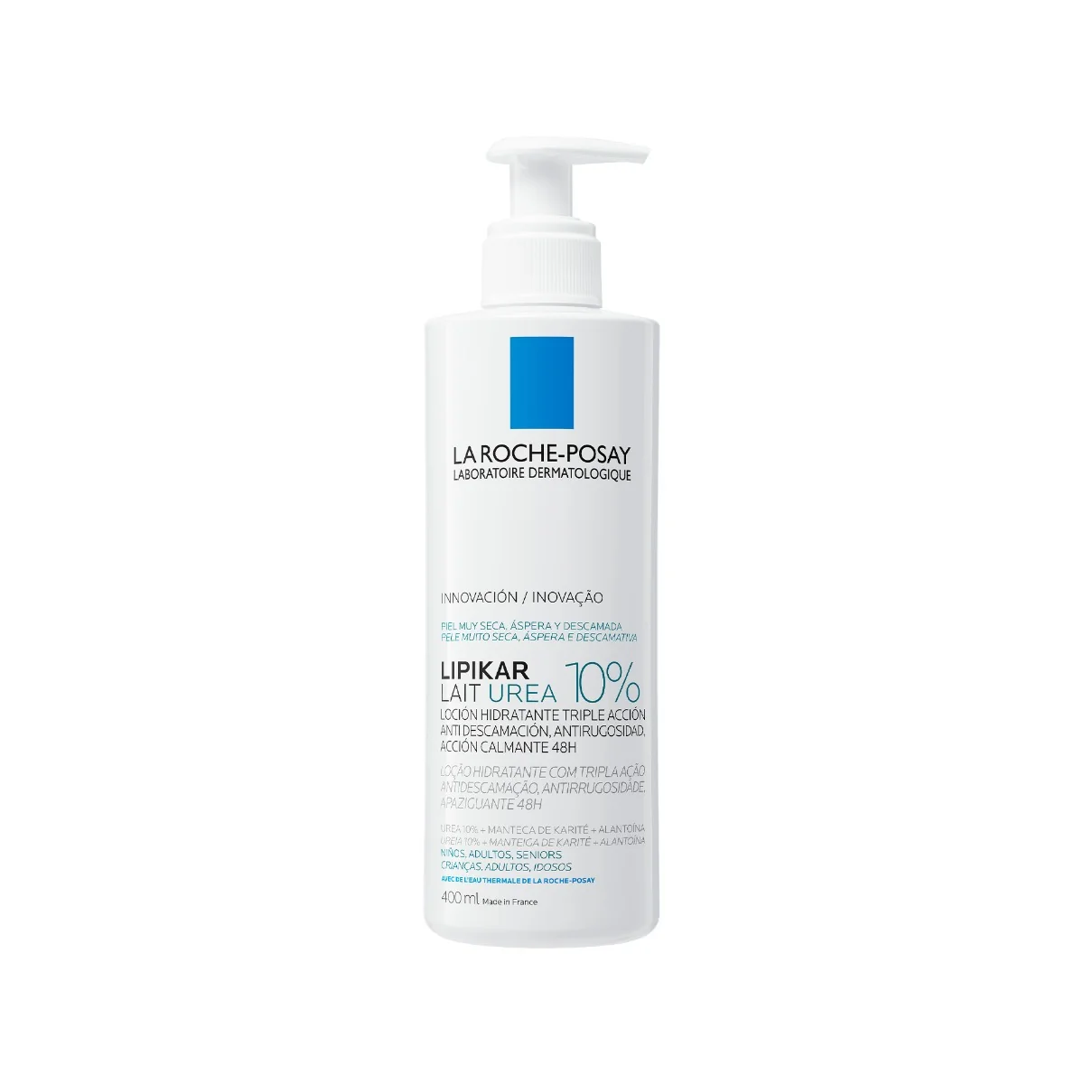 LRP Lipikar 10% UREA telové mlieko 400 ml 1×400 ml, telové mlieko