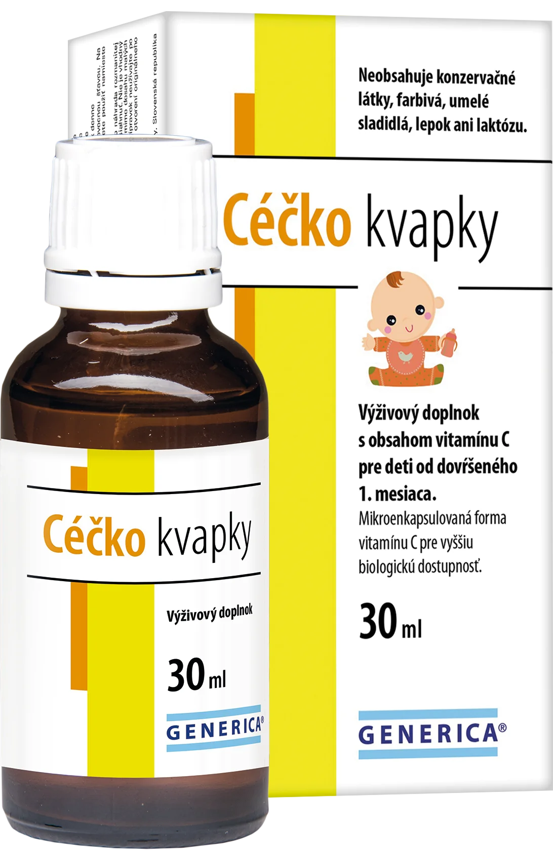 GENERICA Céčko kvapky 1×30 ml, výživový doplnok