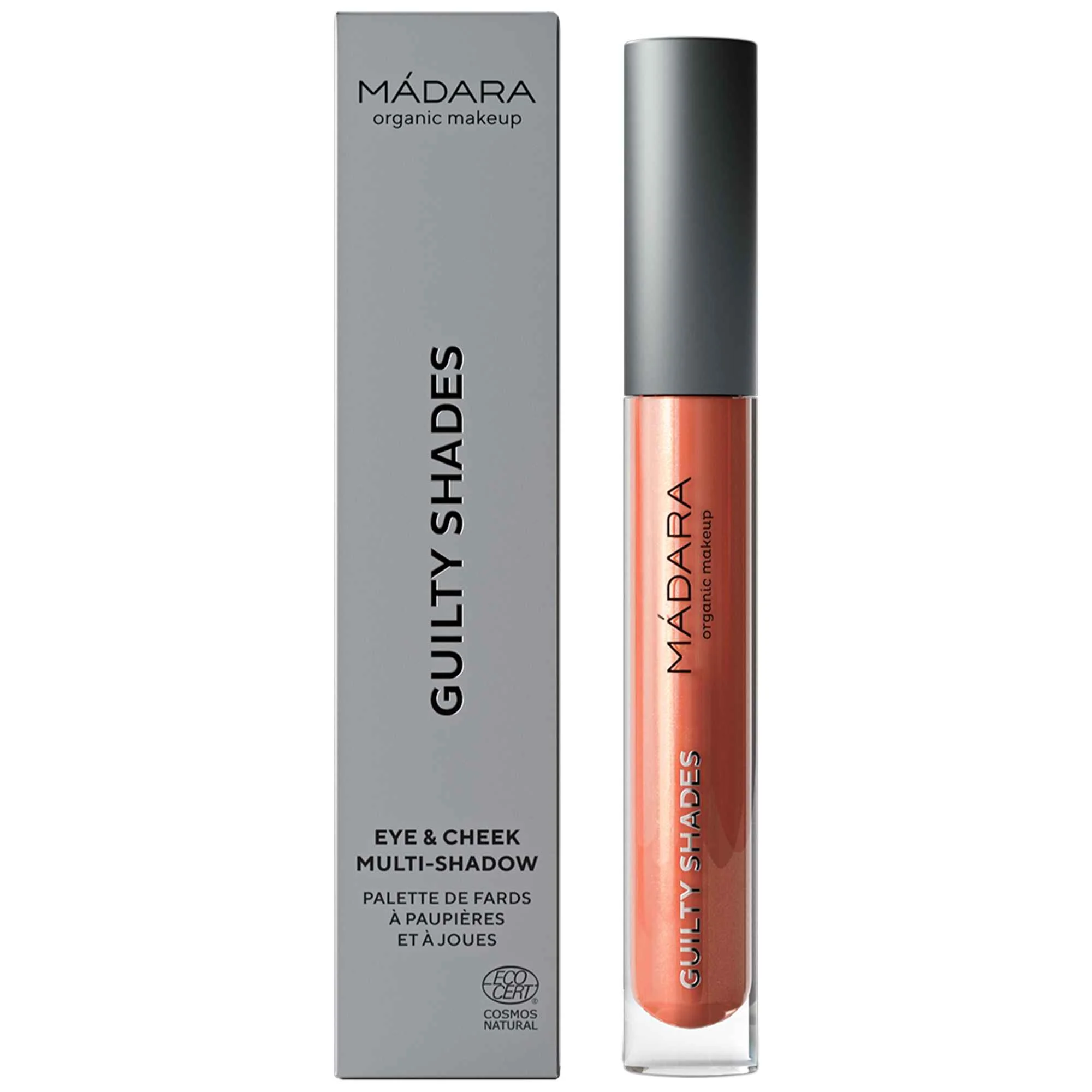 MÁDARA GUILTY SHADES Multifunkčné tekuté tiene Heat 1×4 ml, prírodné tekuté tiene