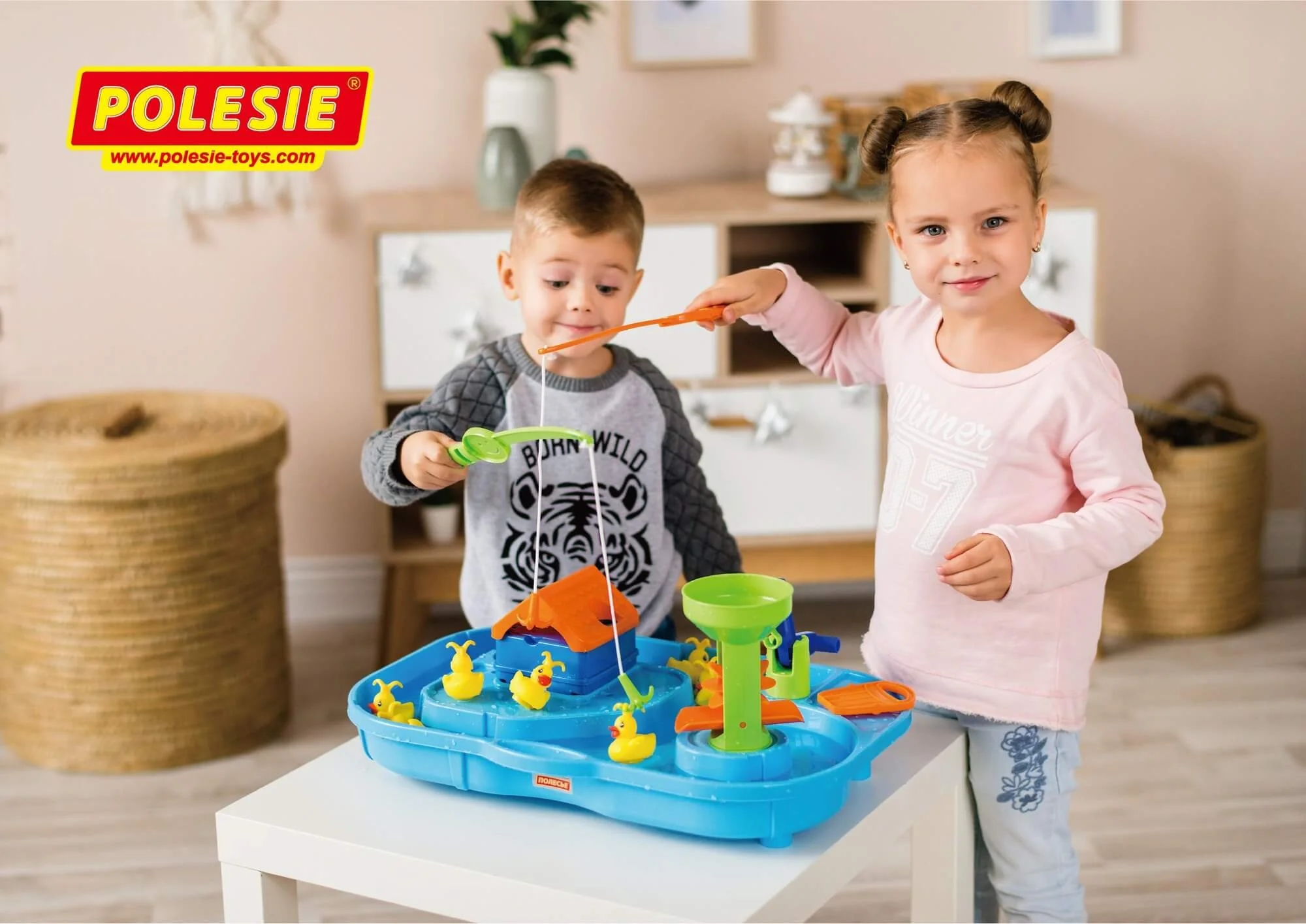 Vodná hra Chyť kačku a viac – set pre 2 deti , 8PL40541