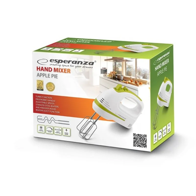 Šľahač ručný ESPERANZA EKM011 Apple Pie 400W