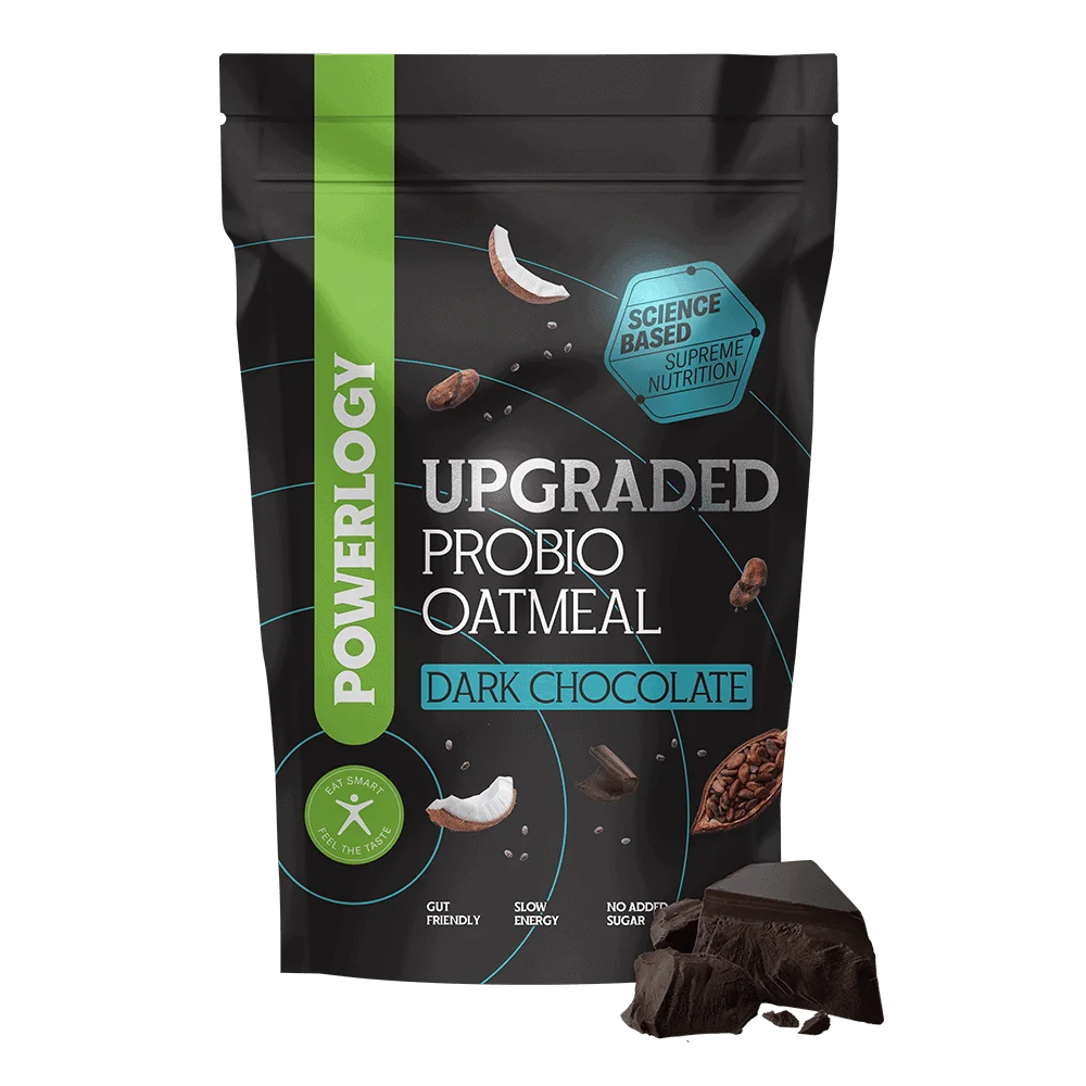 Powerlogy Upgraded Probio Oatmeal Dark Chocolate 350 g