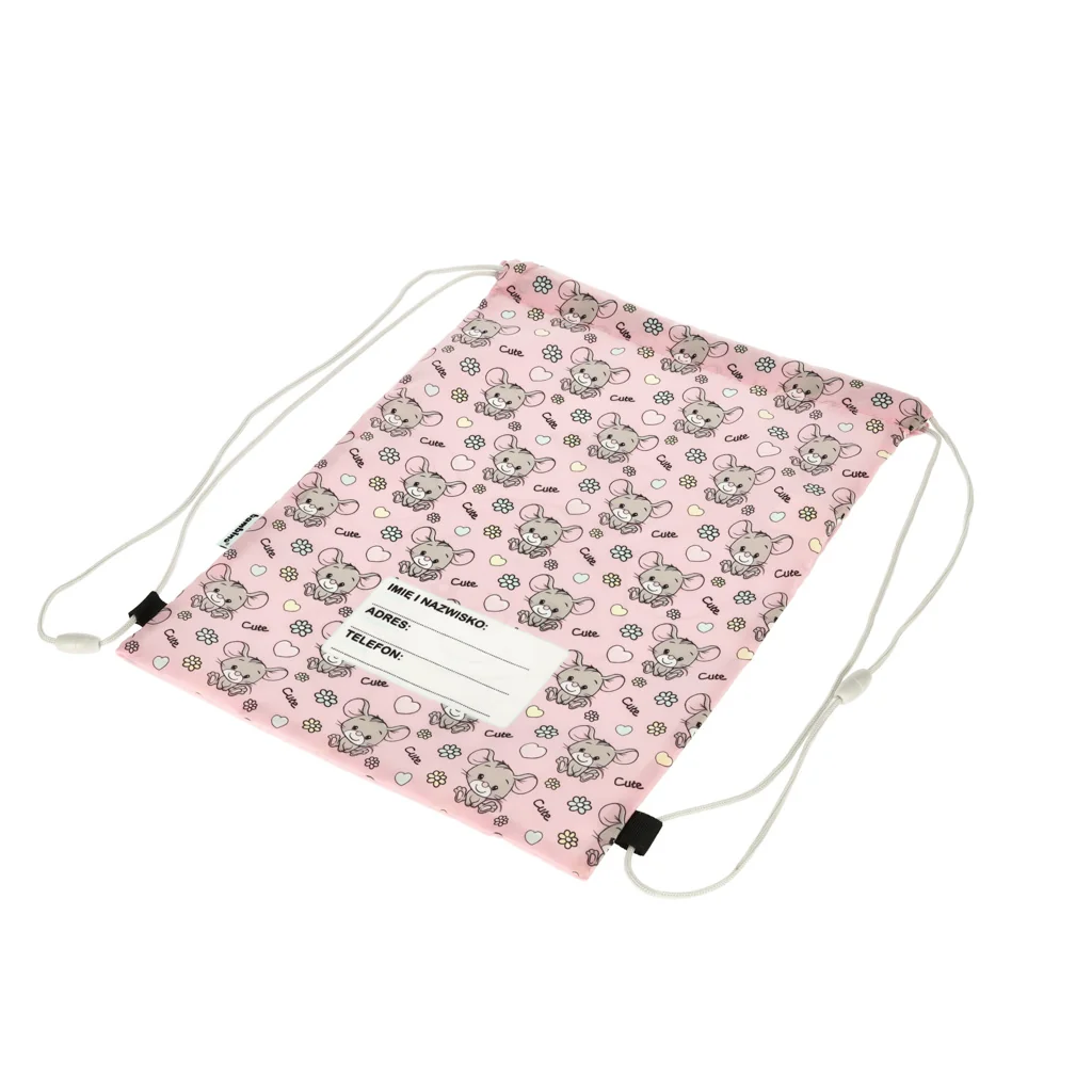 Vrecúško na prezuvky, Taška na topánky, Mouse motív