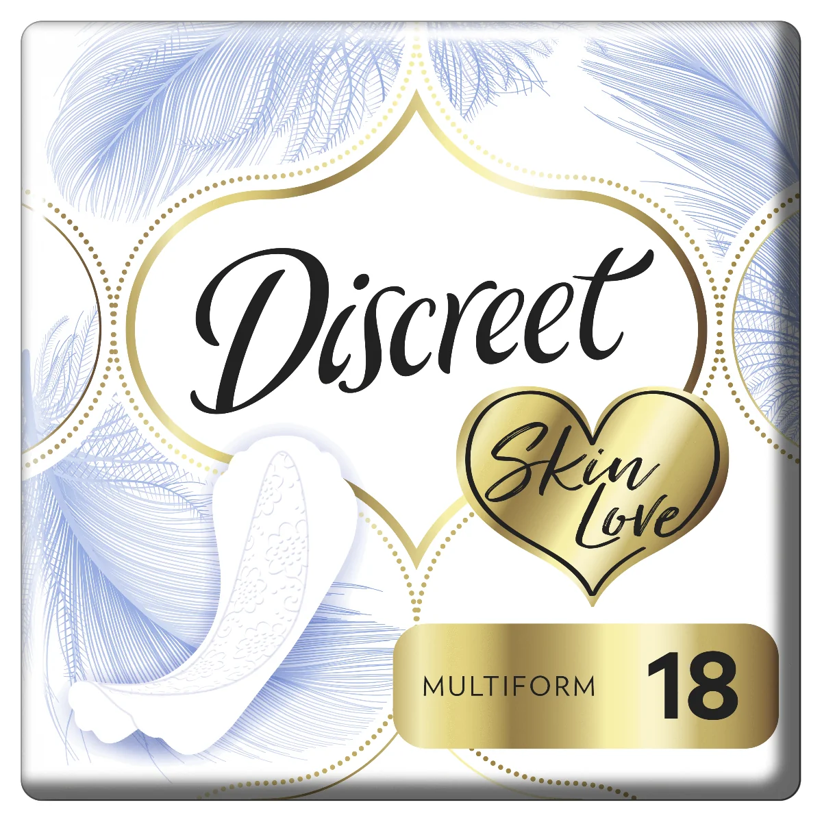 Intímky Discreet Priedušný Materiál Multiform Skin Love 1×18ks, vložky