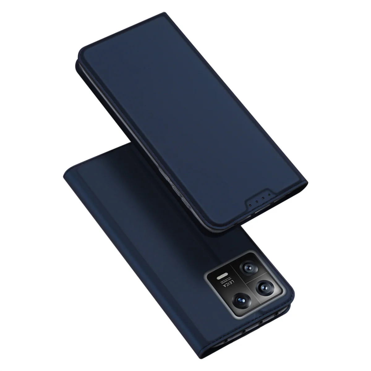 Dux Ducis Skin Pro knižkové kožené puzdro na Xiaomi 13 modré