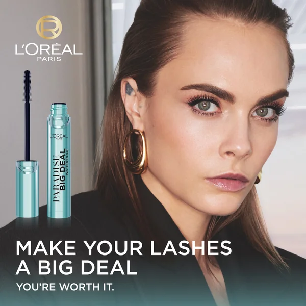 L’Oréal Paris Paradise Big Deal vodeodolná maskara Black 9,9 ml
