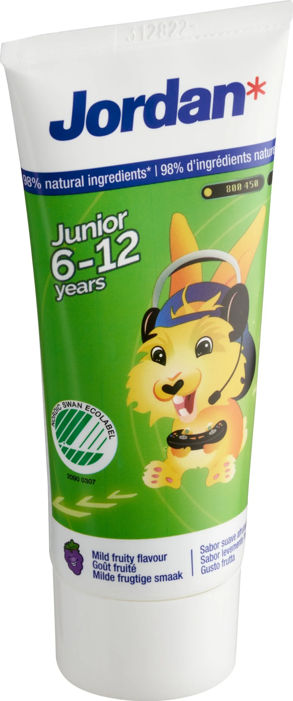 Jordan detská zubná pasta Junior 50 ml