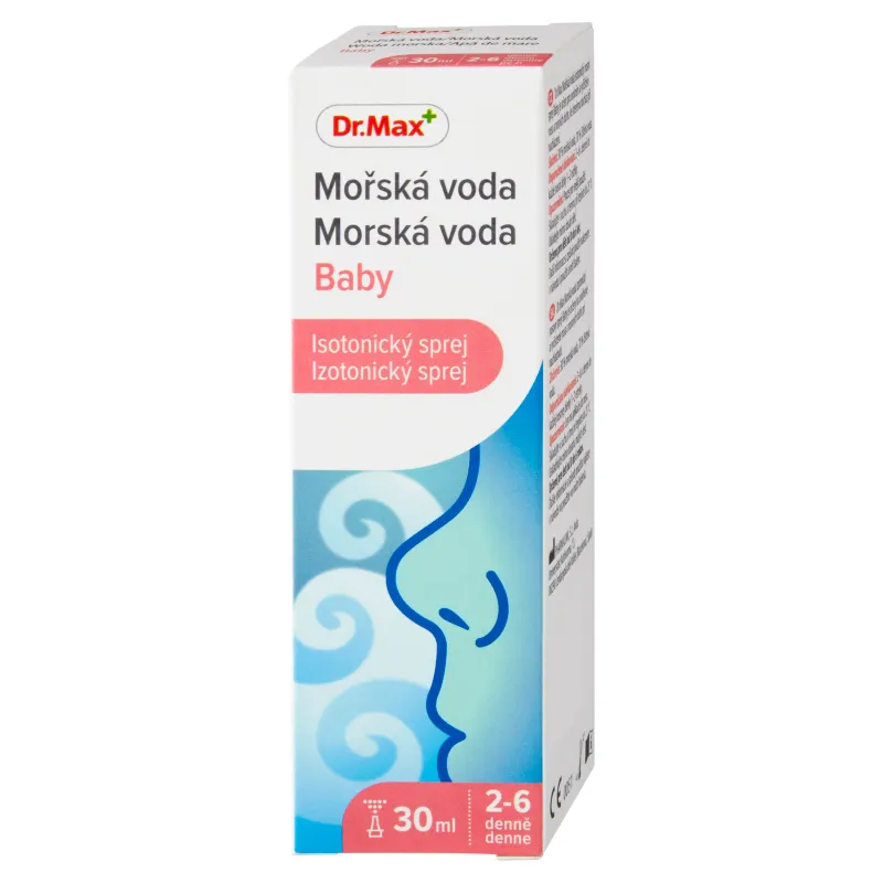 Dr.Max Morská voda Baby 30 ml, izotonický nosový sprej