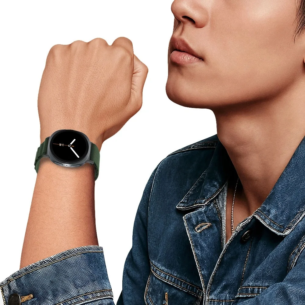 Tech-Protect Nylon Pro remienok na Samsung Galaxy Watch 8 / Classic (40/44/46mm), army green 0/44/46mm), army green