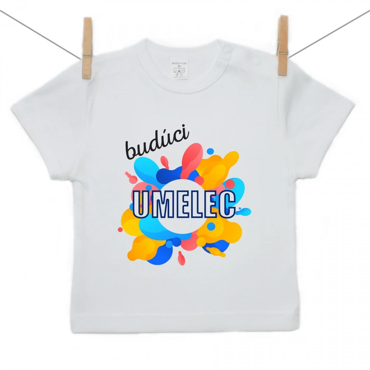 Boodyy Tričko s krátkym rukávom Budúci umelec Veľkosť: 92
