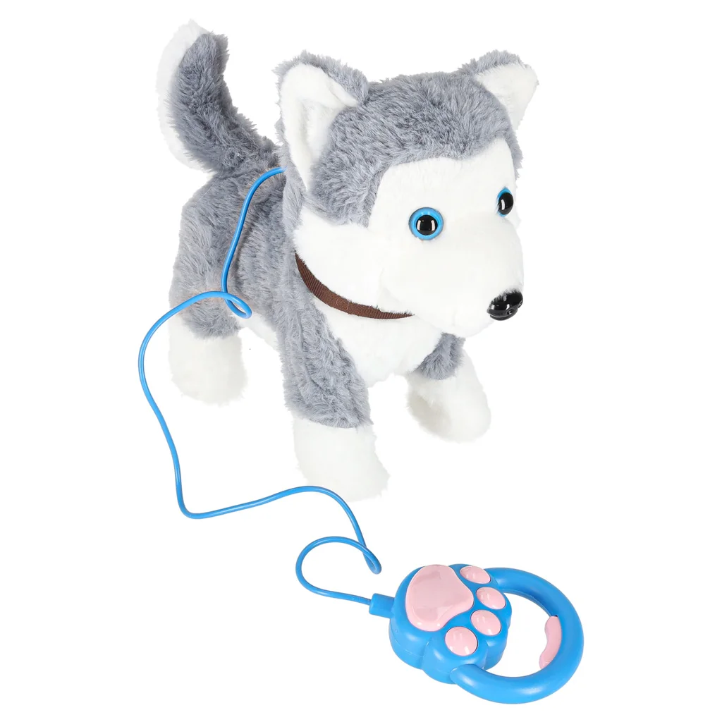 Interaktívny psík na vôdzke – husky