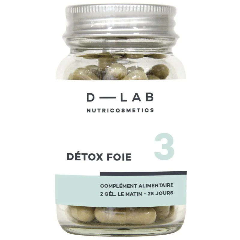 D-LAB Detox Foie - detoxikácia pečene 1×56 cps, výživový doplnok