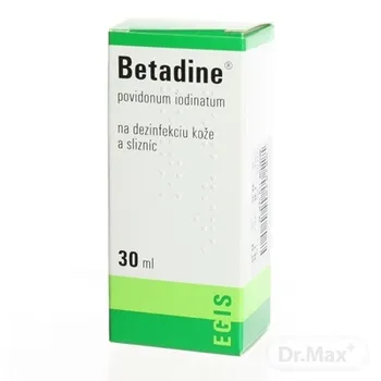 Betadine dezinfekčný roztok 100 mg/ml 1×30 ml, dezinfekcia