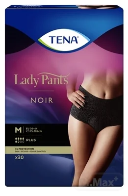 TENA Lady Pants Plus Noir M 1×30 ks, dámske inkontinenčné nohavičky