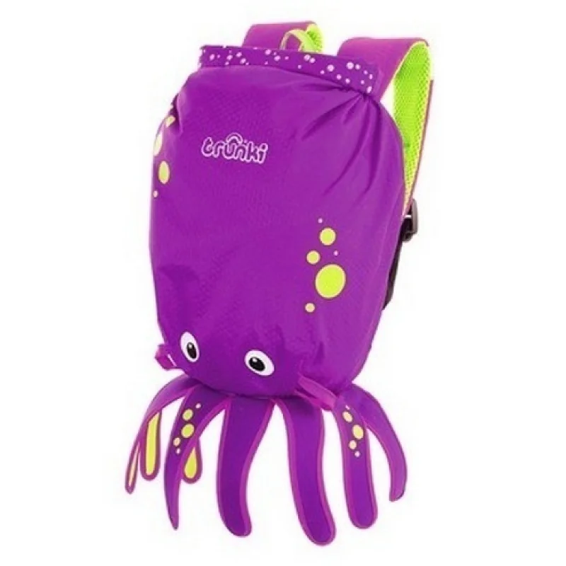 Trunki Paddlepak Nepremokavý Batoh, Chobotnica Inky, fialová 