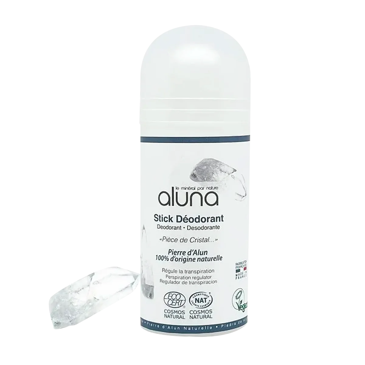 Deodorant z prírodného kamenca Aluna Natural Alum Stone Deo-stick 100gr XL