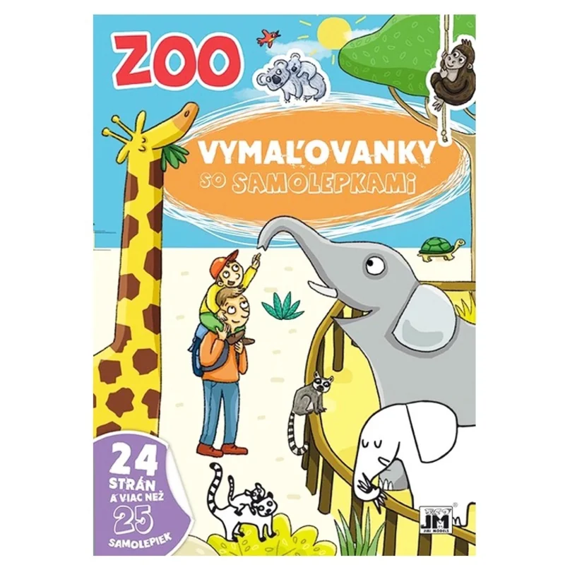 Omaľovánka ZOO so samolepkami , 25J3411-5