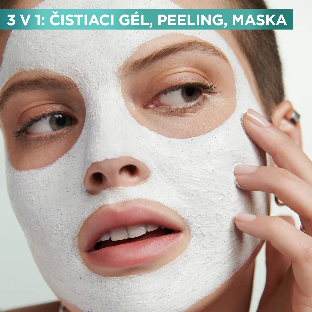 Garnier Skin Naturals Pure čistiaci peeling 3 v 1 1×150 ml, čistiaci peeling