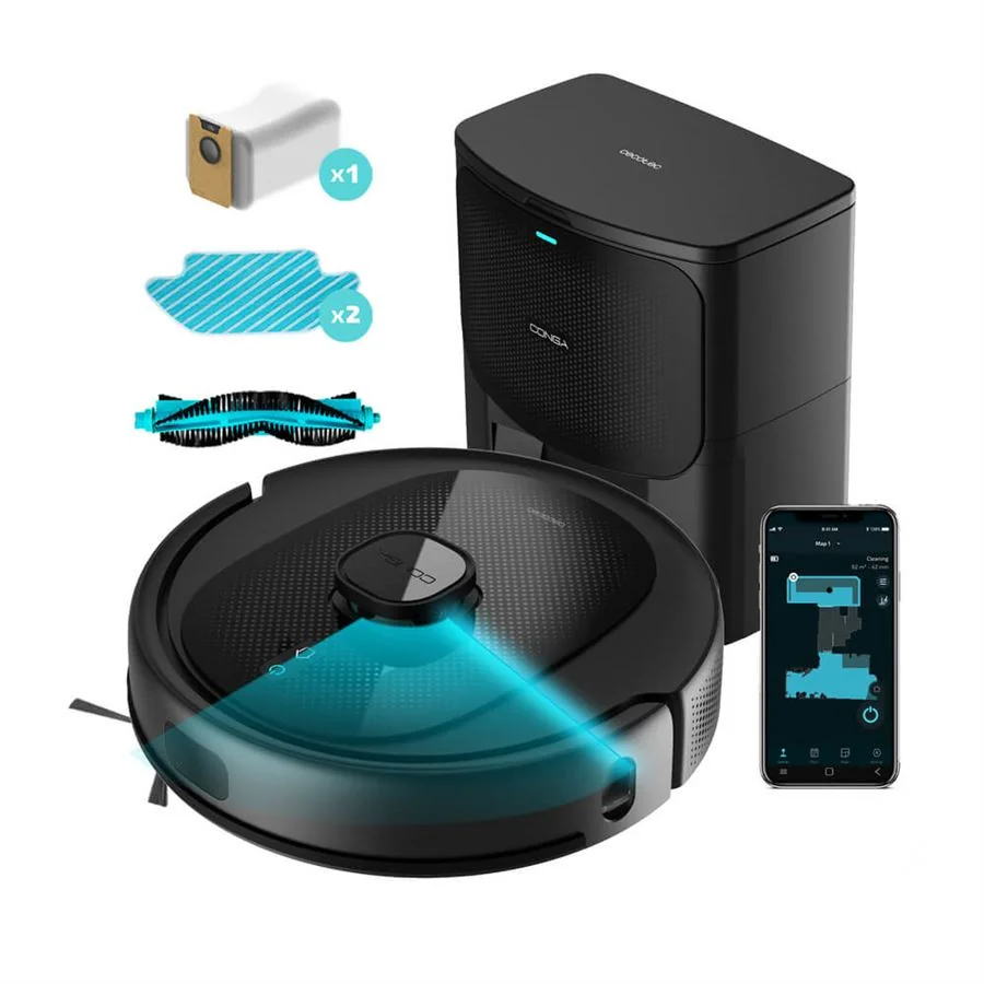 Cecotec Conga 8290 Immortal Ultra Power Home X-T Robotický vysávač 4v1 Cecotec, iTech Laser Eye 3.0, 10000 Pa, Li-Ion: 280 min, WiFi, Conga Home