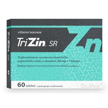 TriZin SR 1×60 tbl, tri formy zinku
