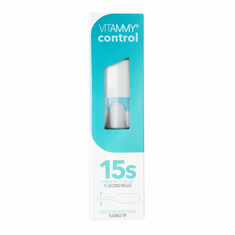 VITAMMY Control digitálny teplomer s veľkým displejom, flexibilný hrot, 12 ks