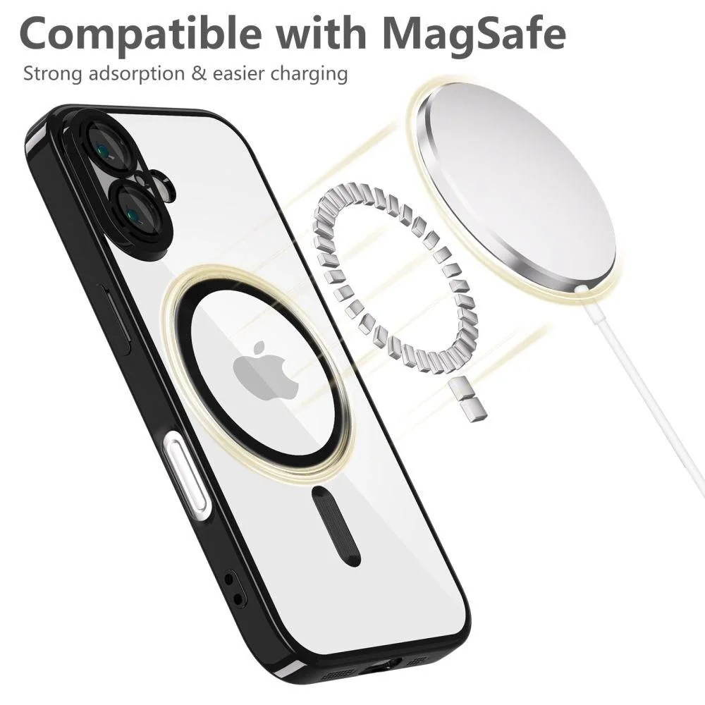 MagFlex MagSafe obal na iPhone 16 - Zlatá Elegantná ochrana