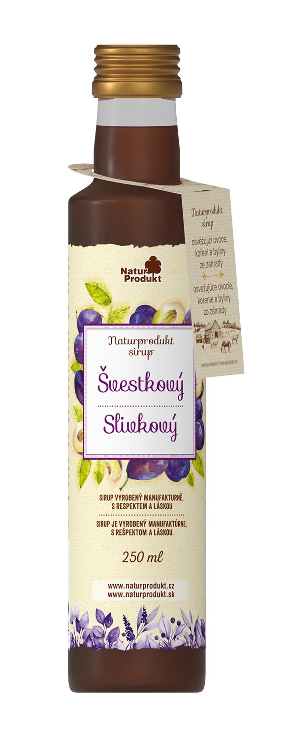 Naturprodukt sirup Slivkový 1×250 ml, sirup