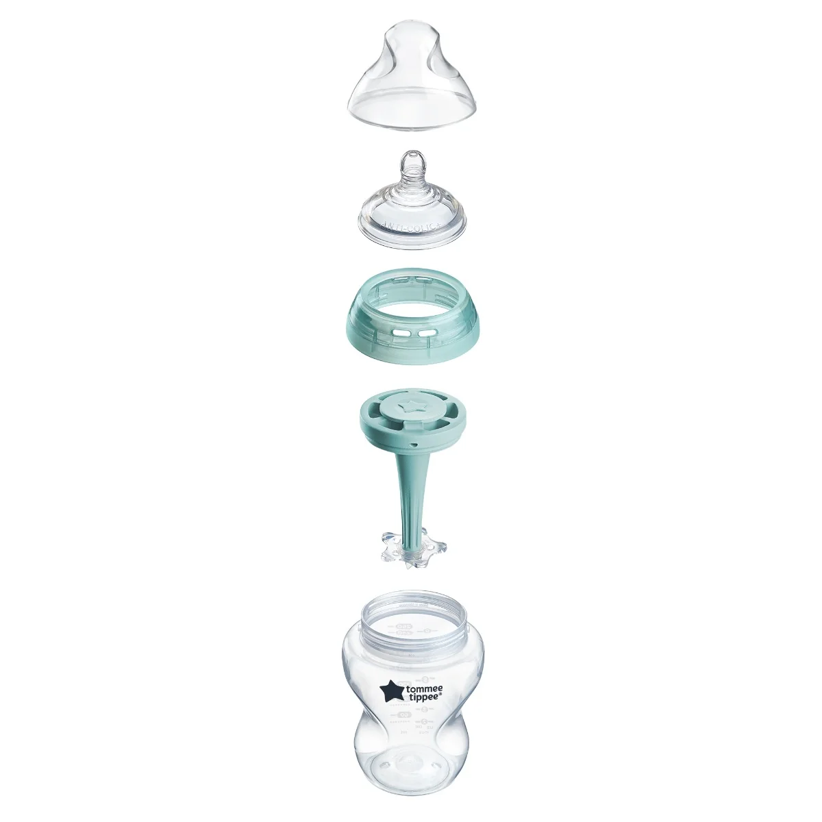 Tommee Tippee ADVANCED ANTI-COLIC Samosterilizačná Dojčenská Fľaša 1×2 ks, dojčenská fľaša