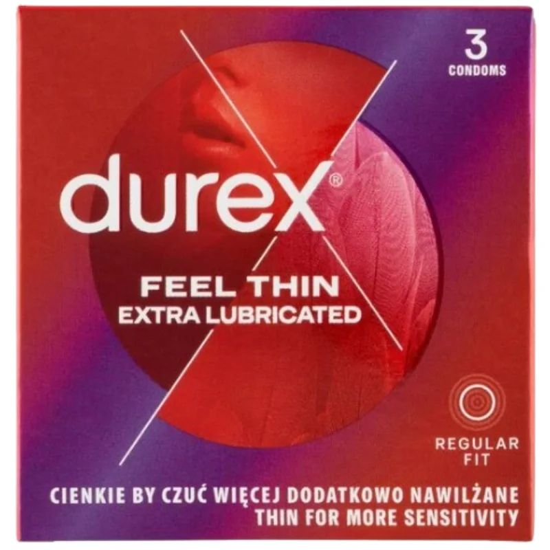 Durex Feel Intimate krabička SK distribúcia 3 ks