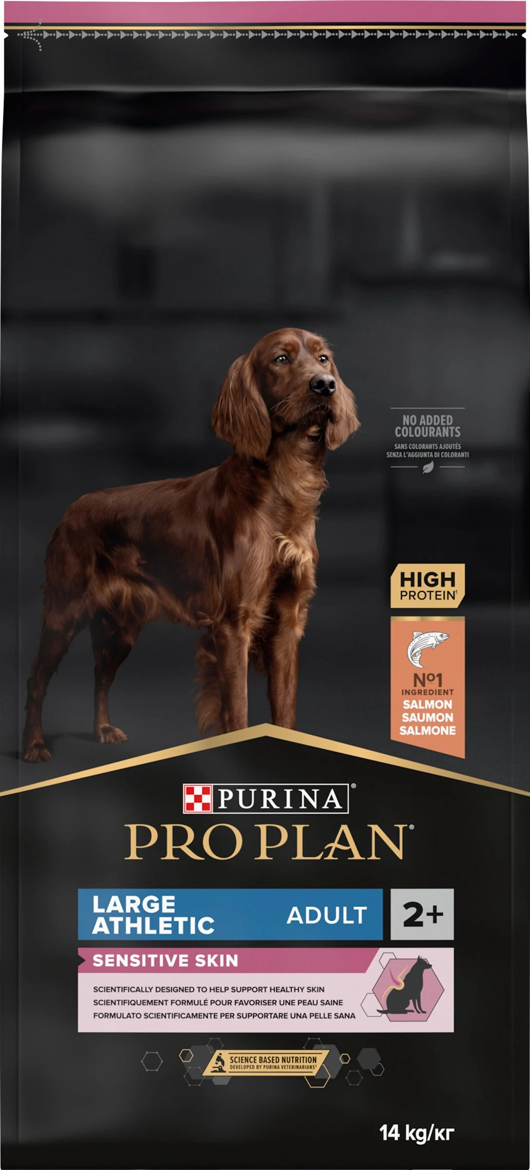 Purina PRO PLAN LARGE ADULT Athletic Sensitive Skin 1×14 000 g, losos