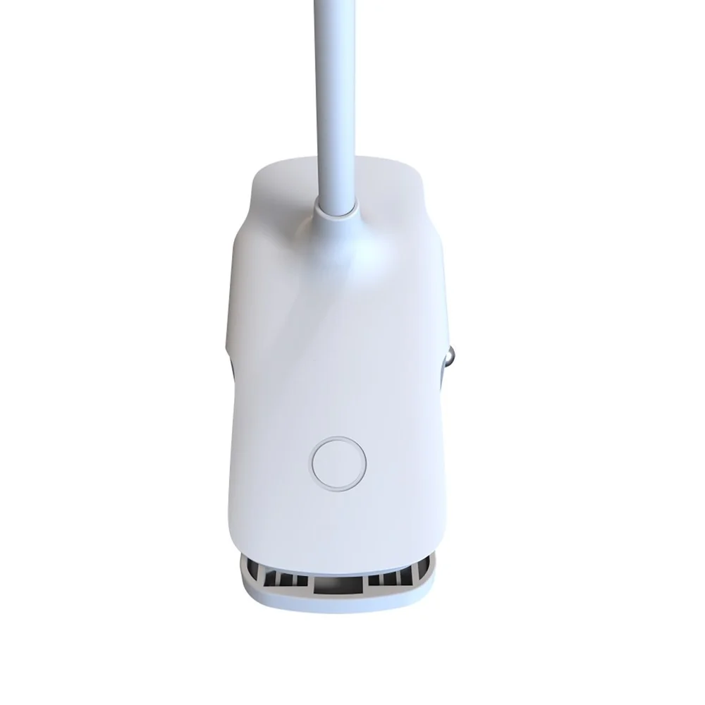 MG Reading mini LED lampa s klipom, biela