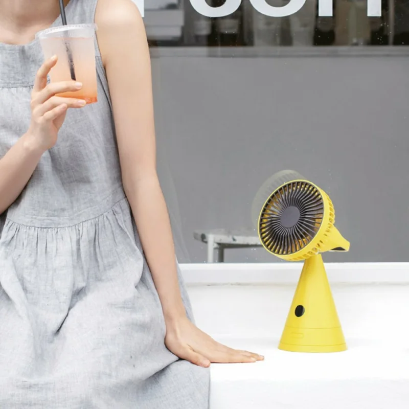 VITAMMY Dream USB-C mini stolný ventilátor, žltý
