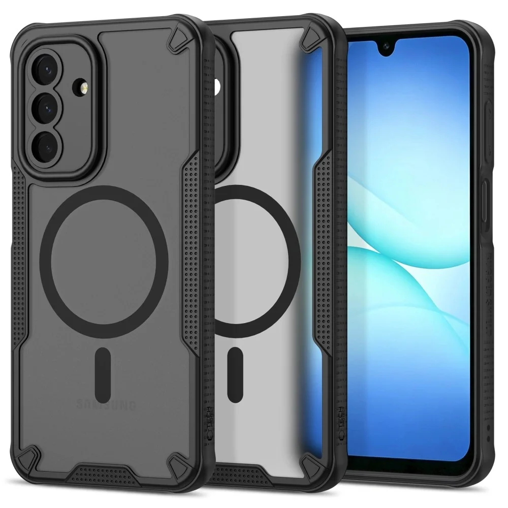 Tech-Protect Rugged Shield MagSafe kryt na Samsung Galaxy A17 / A18 / A26 4G / 5G, čierny