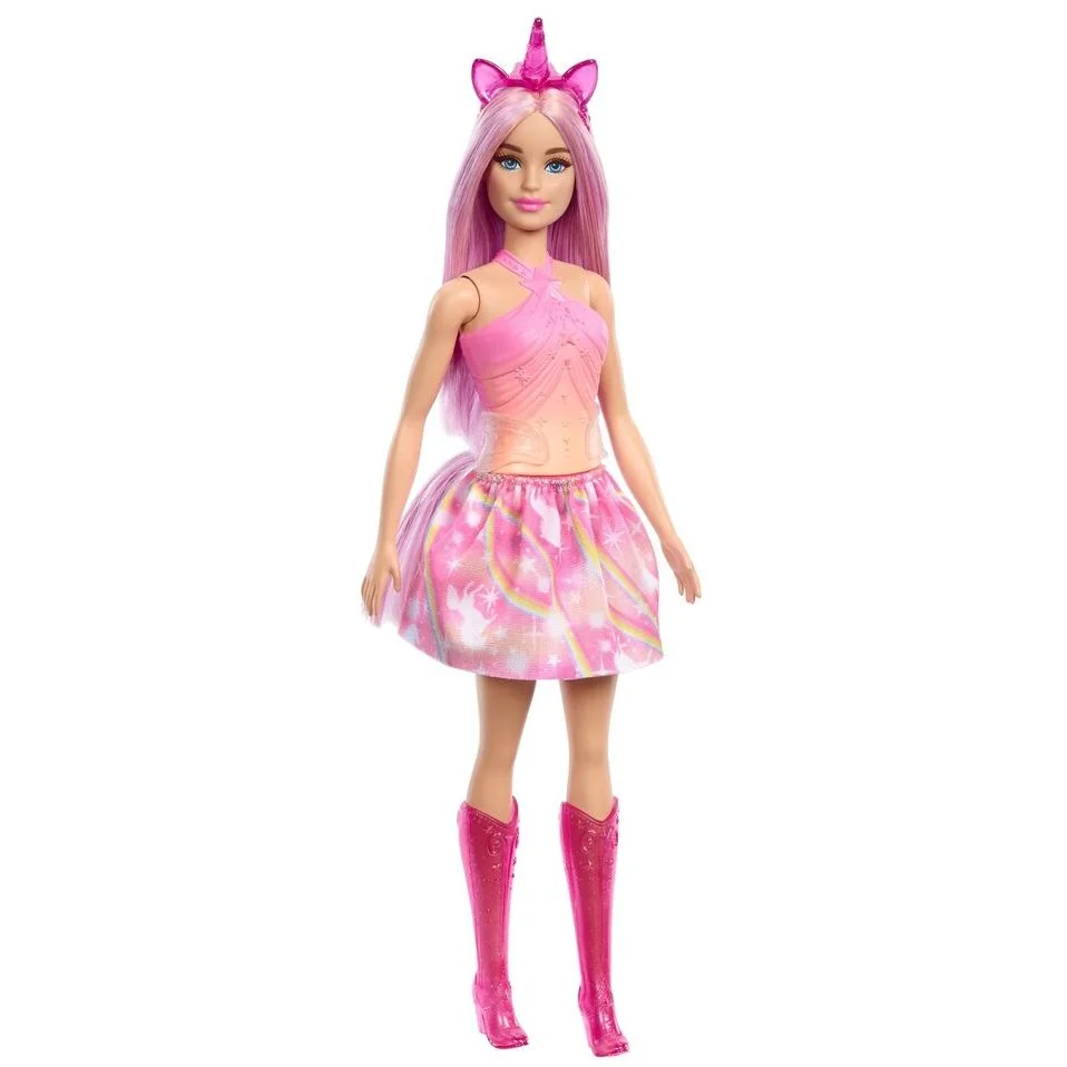 Mattel Barbie Rozprávková víla jednorožec ružová