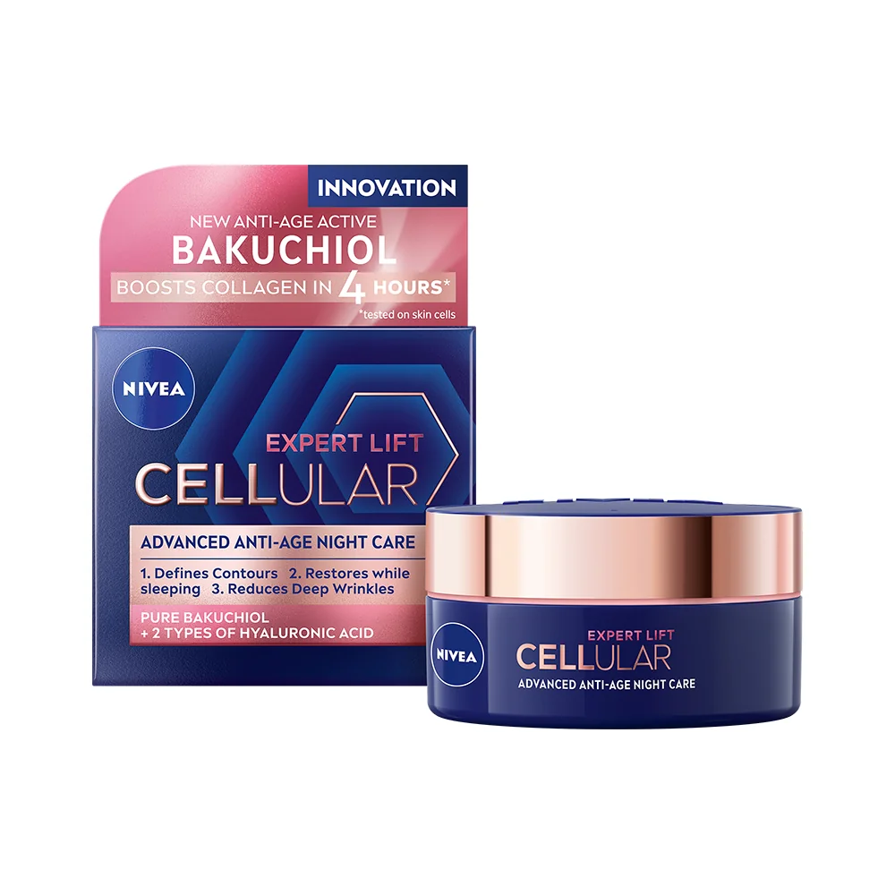 NIVEA Remodelačný nočný krém Cellular Expert Lift, 50 ml 1×50 ml, krém