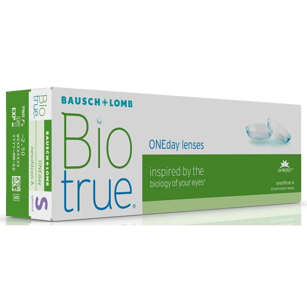Denné Biotrue ONEday (30 šošoviek) Dioptrie: -5.75, Zakrivenie: 8.6