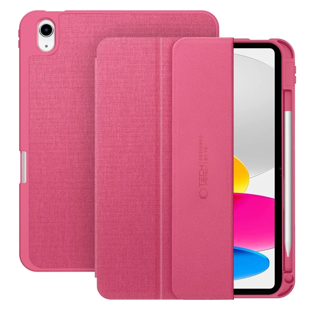 Tech-Protect SC Pen Canvas puzdro na iPad 10.9'' 10gen 2022 / 11'' 11gen 2025, ružové en 2025, ružové