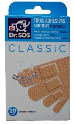 Náplasti Dr. SOS Classic 1×20 ks, náplasti
