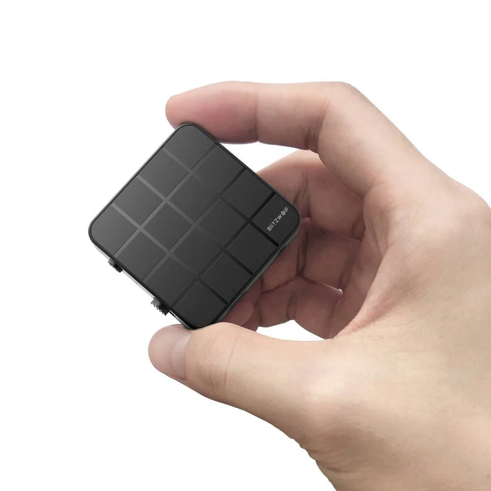 BlitzWolf BW-BL2 Bluetooth vysielač / prijímač 3.5mm jack, čierny