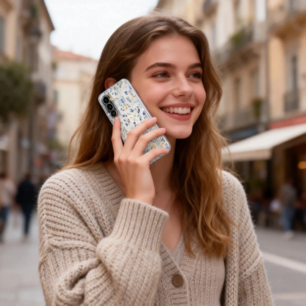 Tech-Protect FlexAir kryt na Samsung Galaxy A57 5G, spring flowers