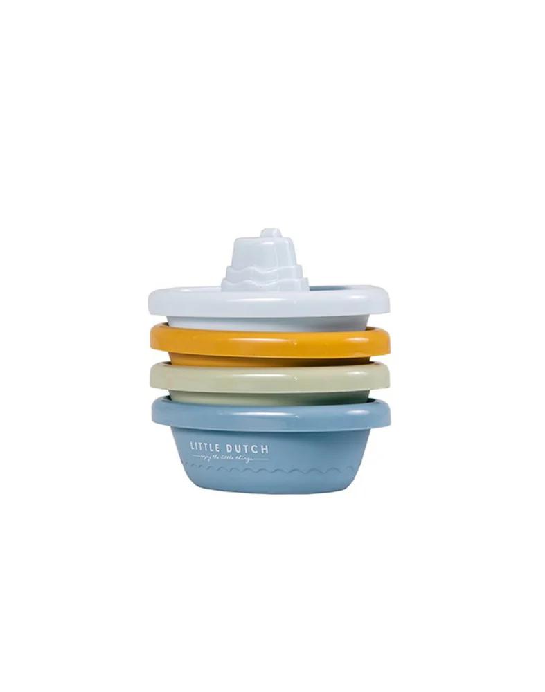 LITTLE DUTCH Loďky do vody Blue 1×1 ks
