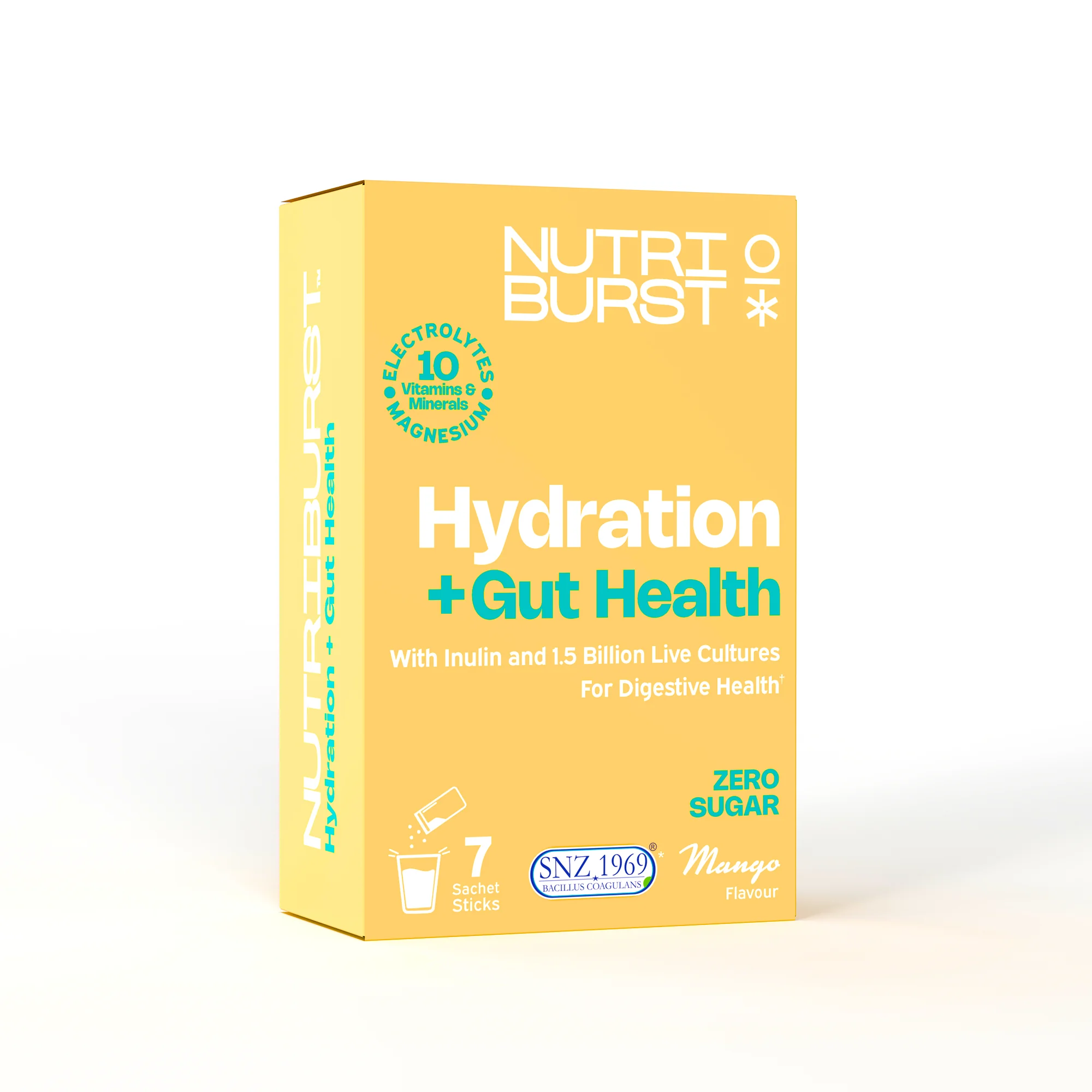 Nutriburst Elektrolyty Gut Health hydratačný nápoj 7 ks