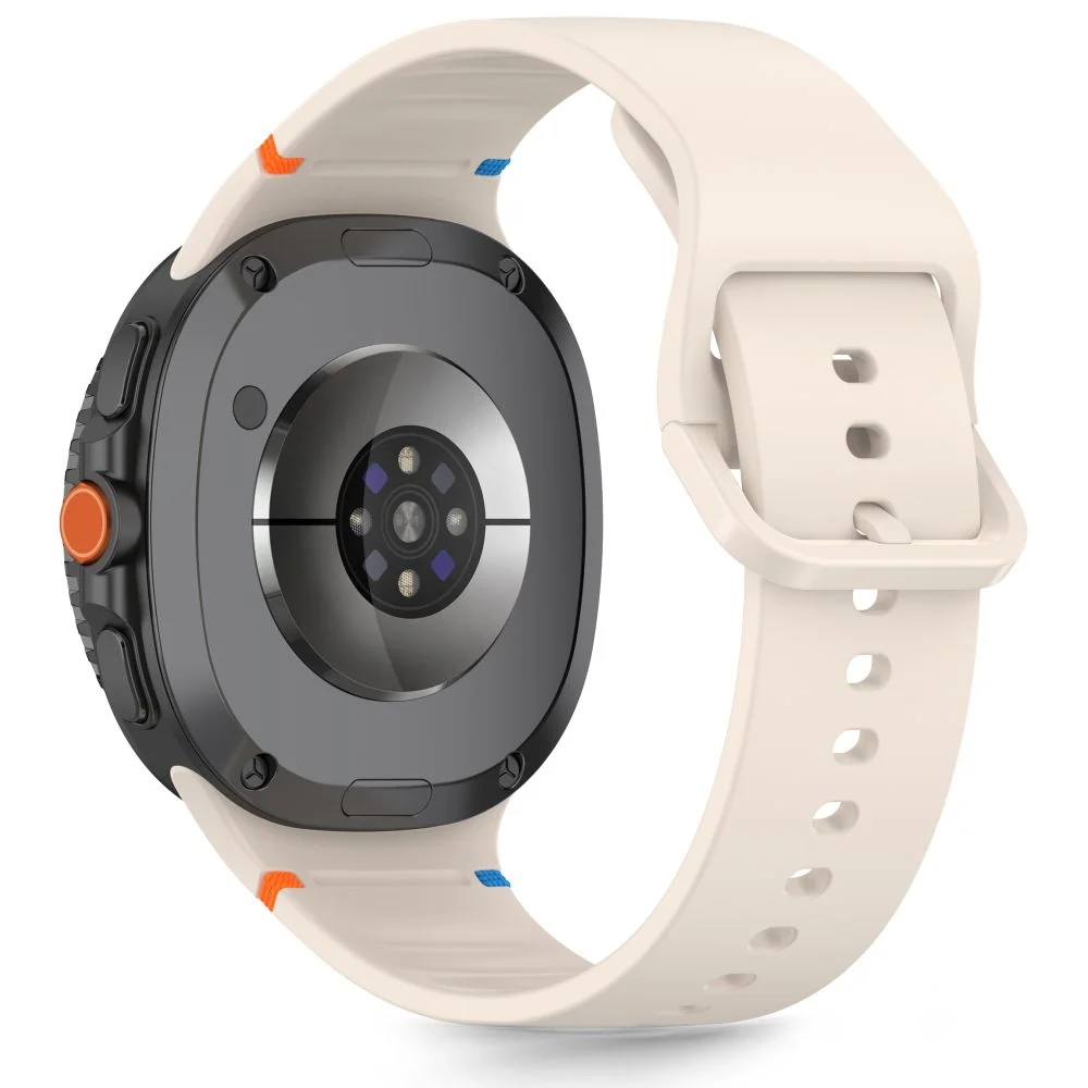 Tech-Protect Silicone remienok na Samsung Galaxy Watch 8 / Classic (40 / 44 / 46 mm), starlight
