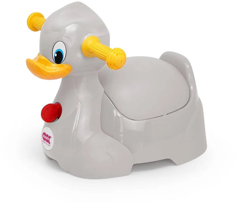 OK BABY Nočník Quack grey 1×1 ks, nočník