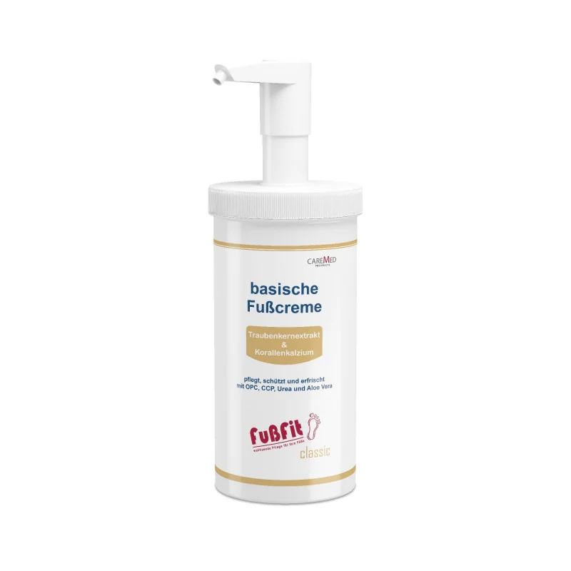 Zásaditý krém na nohy s pH hodnotou 8,0 pre diabetikov Fußfit, 450 ml