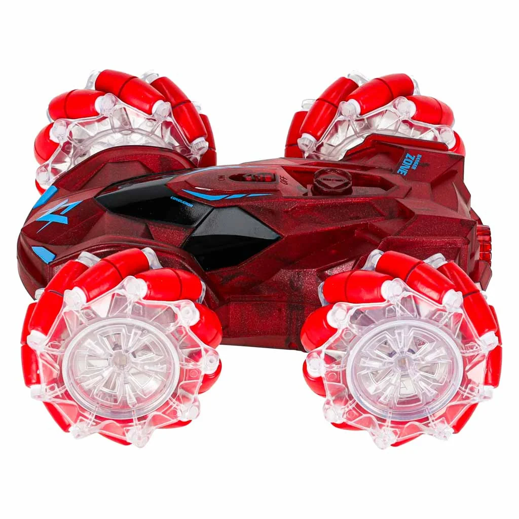 Diaľkovo RC ovládané driftovacie terénne auto 360° červené
