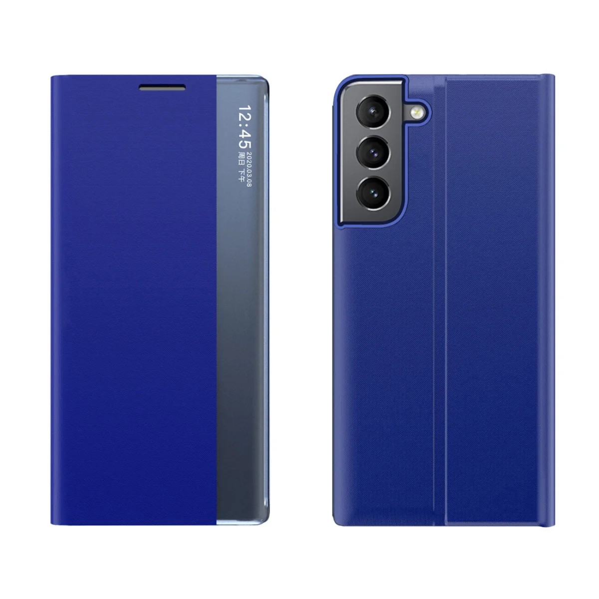 MG Sleep Case knižkové puzdro na Samsung Galaxy S23, modré