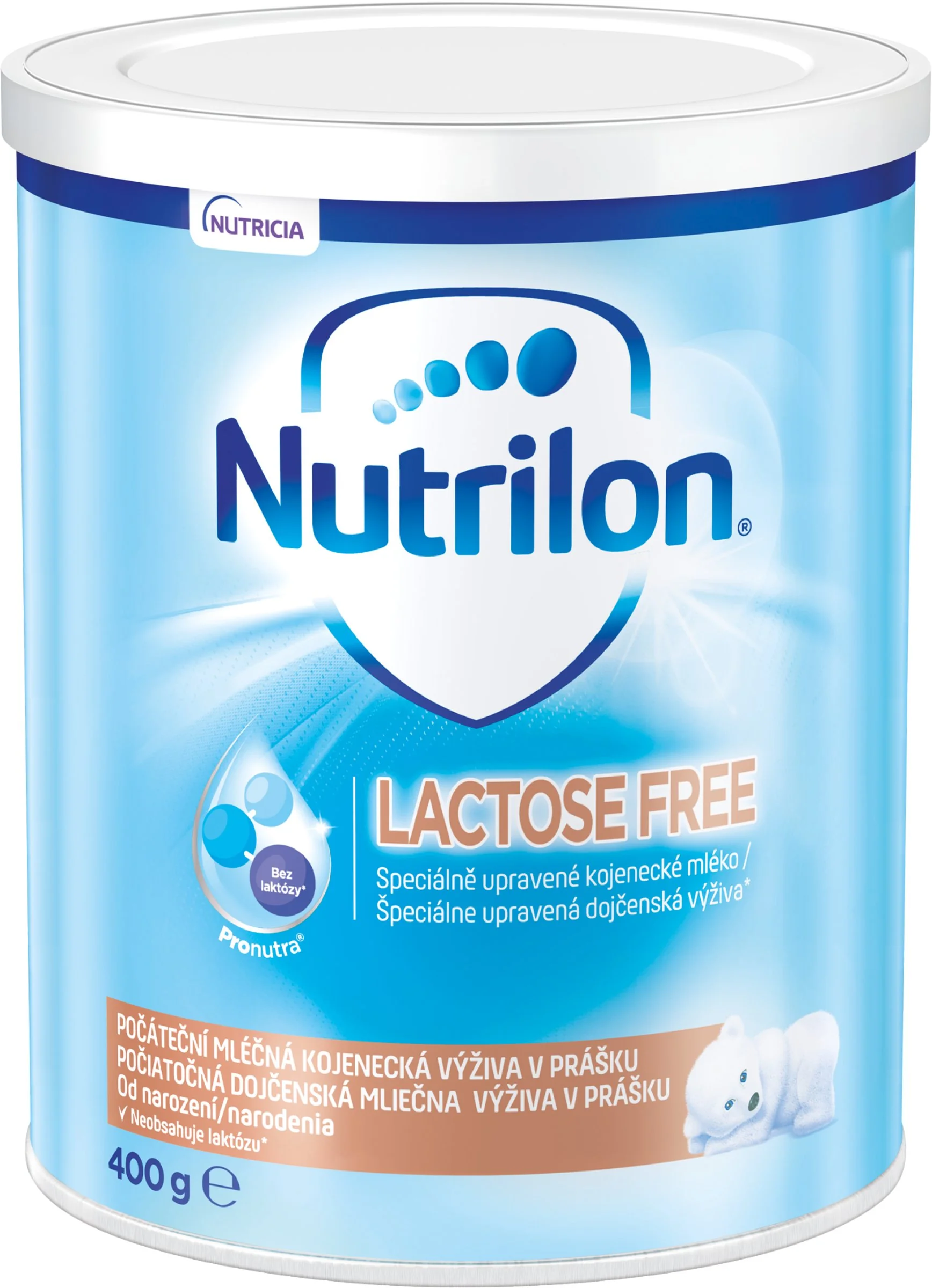 Nutrilon LACTOSE FREE 1×400 g, mliečna výživa, od narodenia