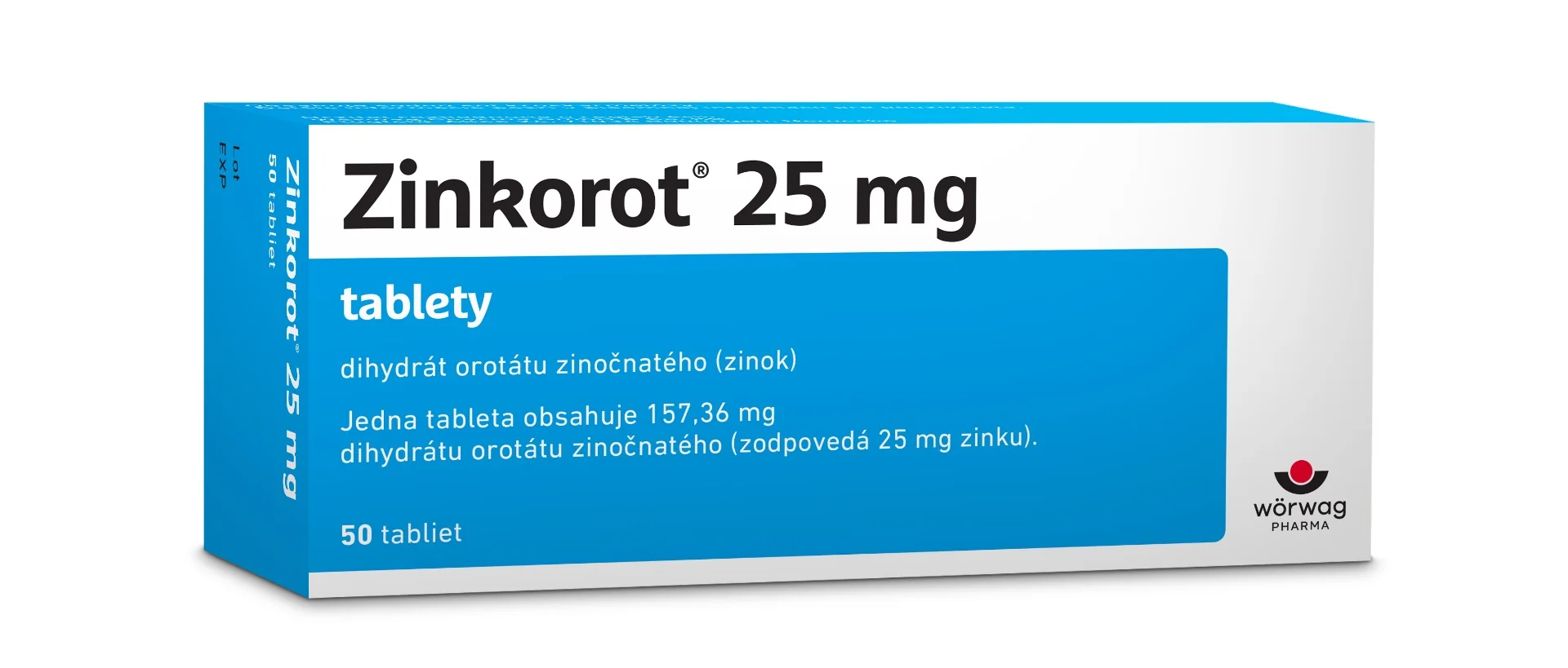 Zinkorot 1×50 tbl, zinok 25mg