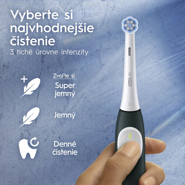 Oral-B iO 2 elektrická zubná kefka, duo čierna+lesná zelená 1 ks